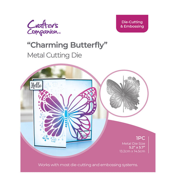 Gemini Everyday Half Create a Card Die - Charming Butterfly