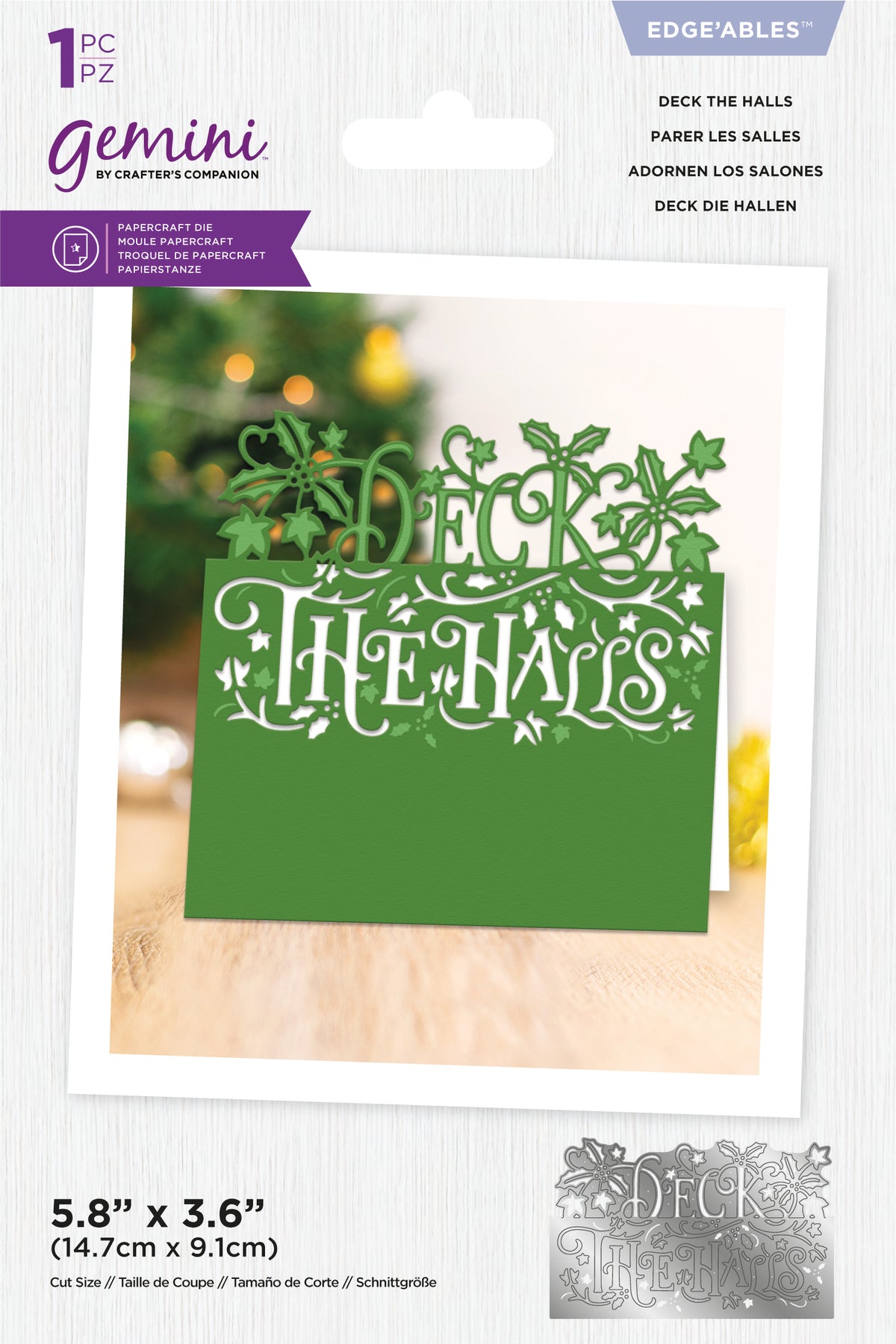 Gemini - Metal Die - Edge'able - Deck the Halls
