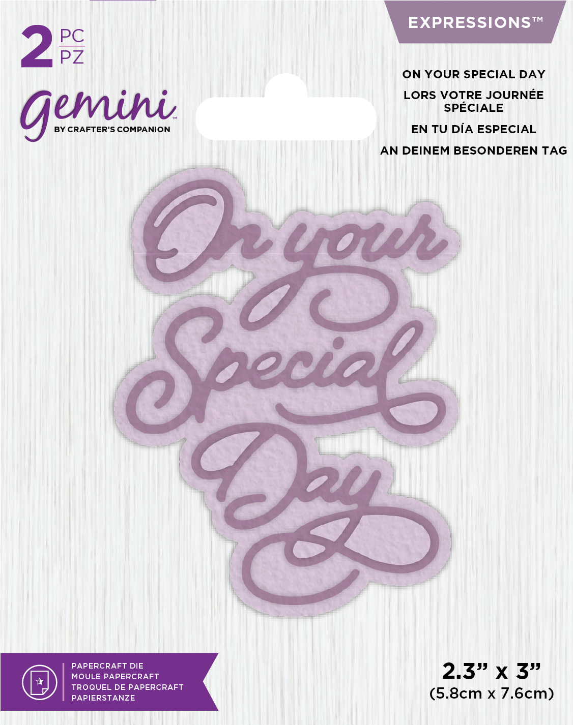 Gemini Die - Core Sentiments - On your Special Day