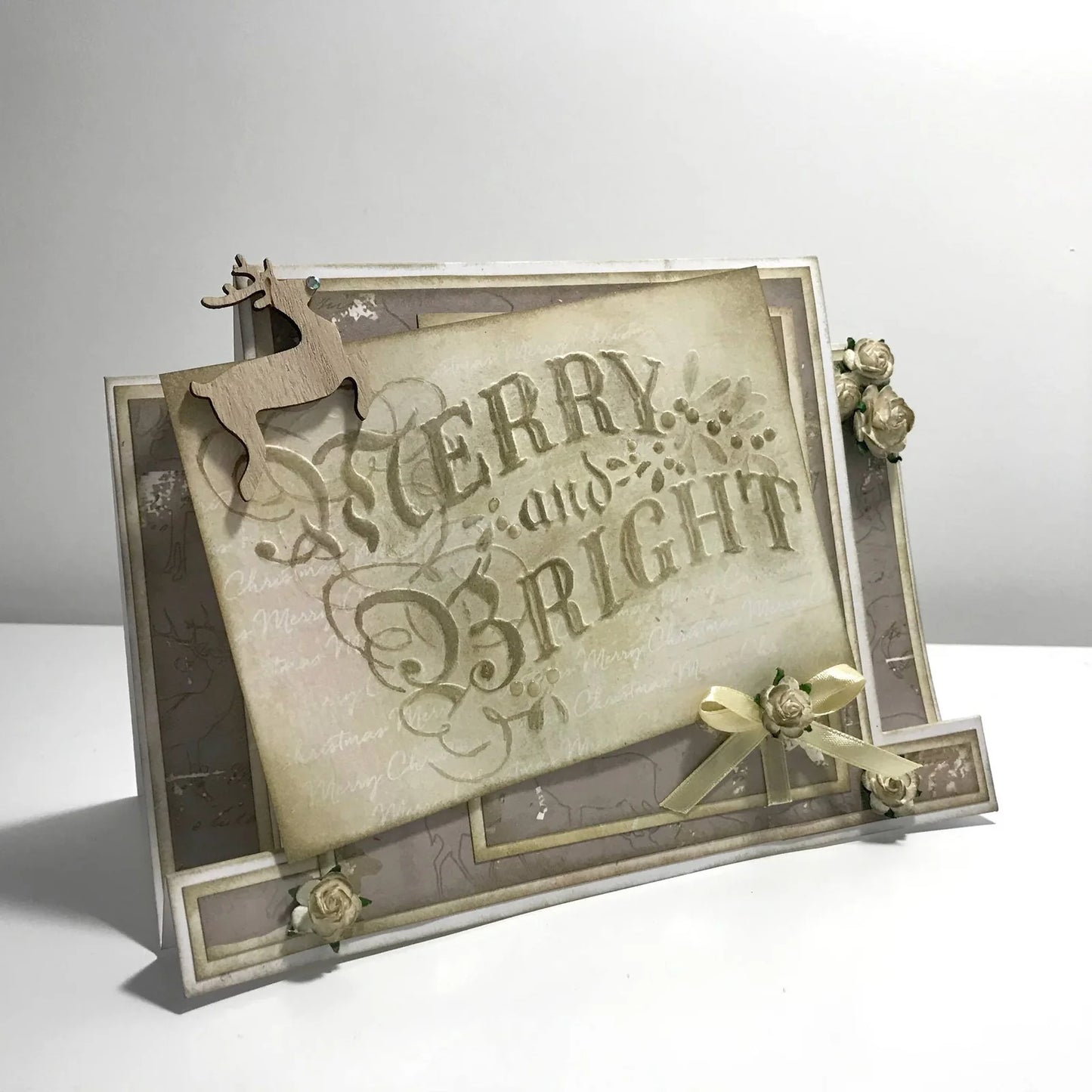 5 x 7 3D Embossing Folder - Merry & Bright