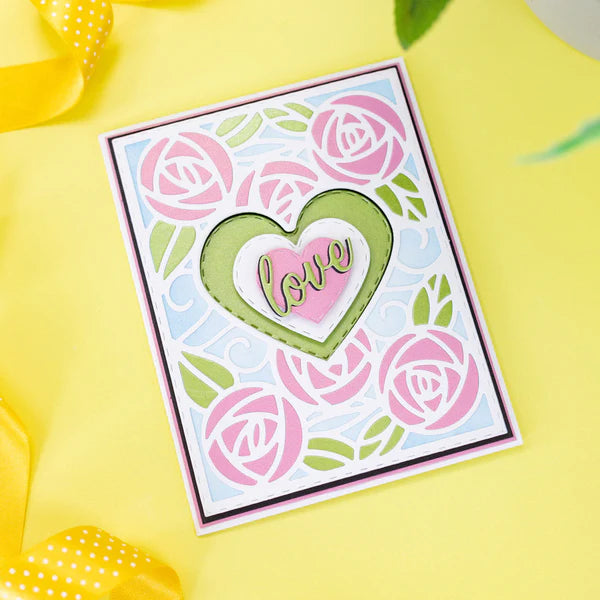 Gemini Simple Create a card Die - Rose Garden