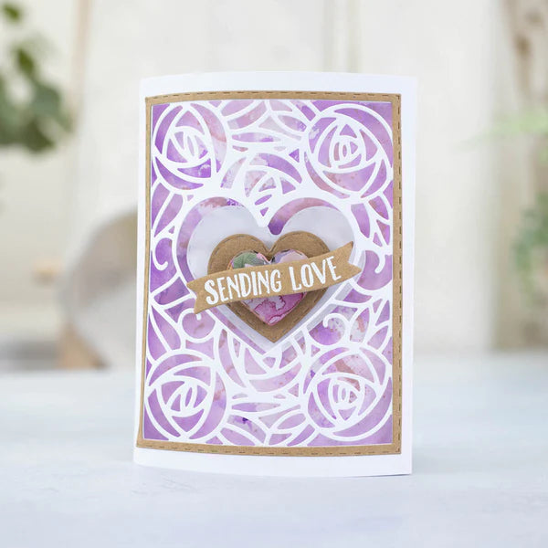 Gemini Simple Create a card Die - Rose Garden