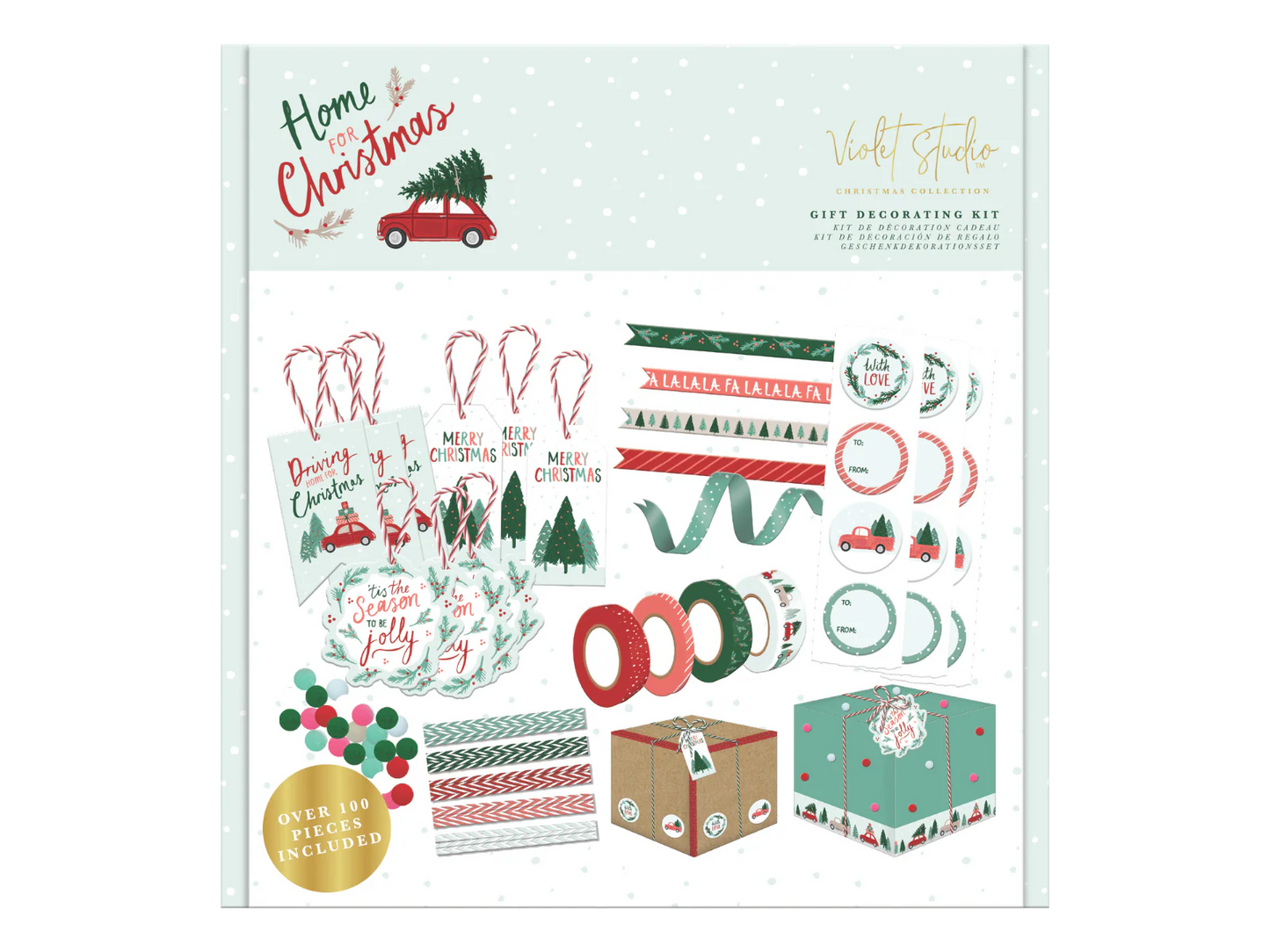 Violet Studios Gift Decorating Bundle - Home for Christmas