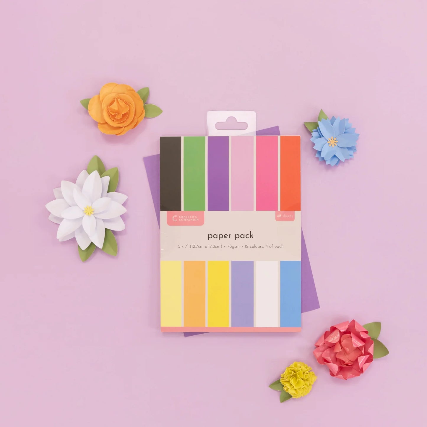 Crafter’s Companion 5”x7” Paper Pad - Punch Flower Paper