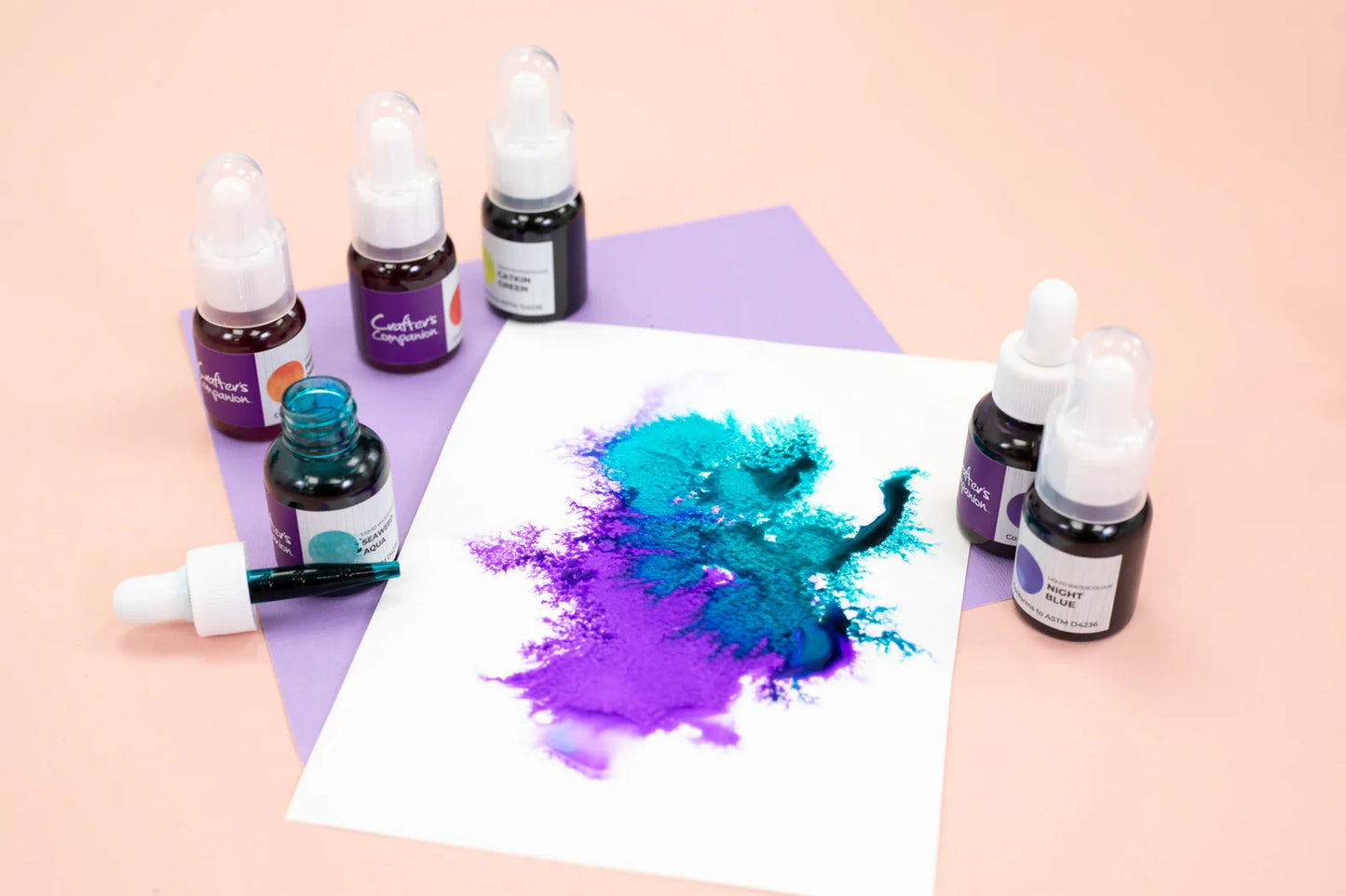 Crafter's Companion - Liquid Watercolours - Color Essentials 6pc