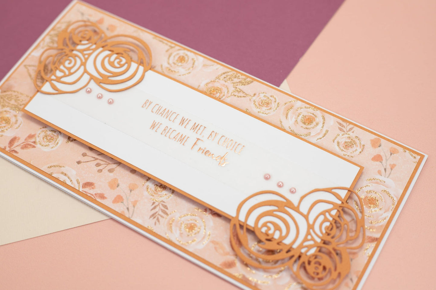 Crafters Companion Vellum Wash Rolls - Gold Sentiments