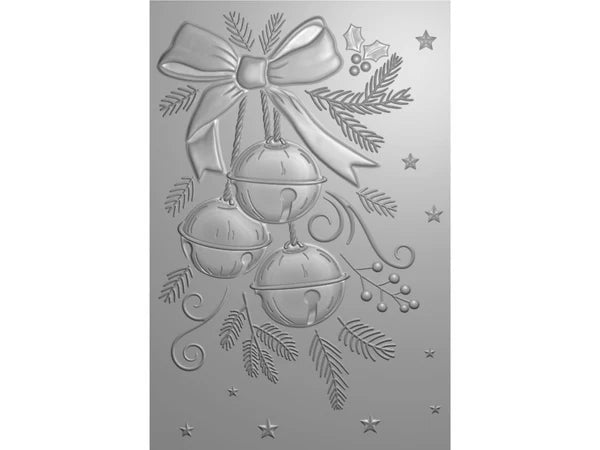 Jingle All The Way 3D Embossing Folder 4"x 6" - The Sound Of Christmas