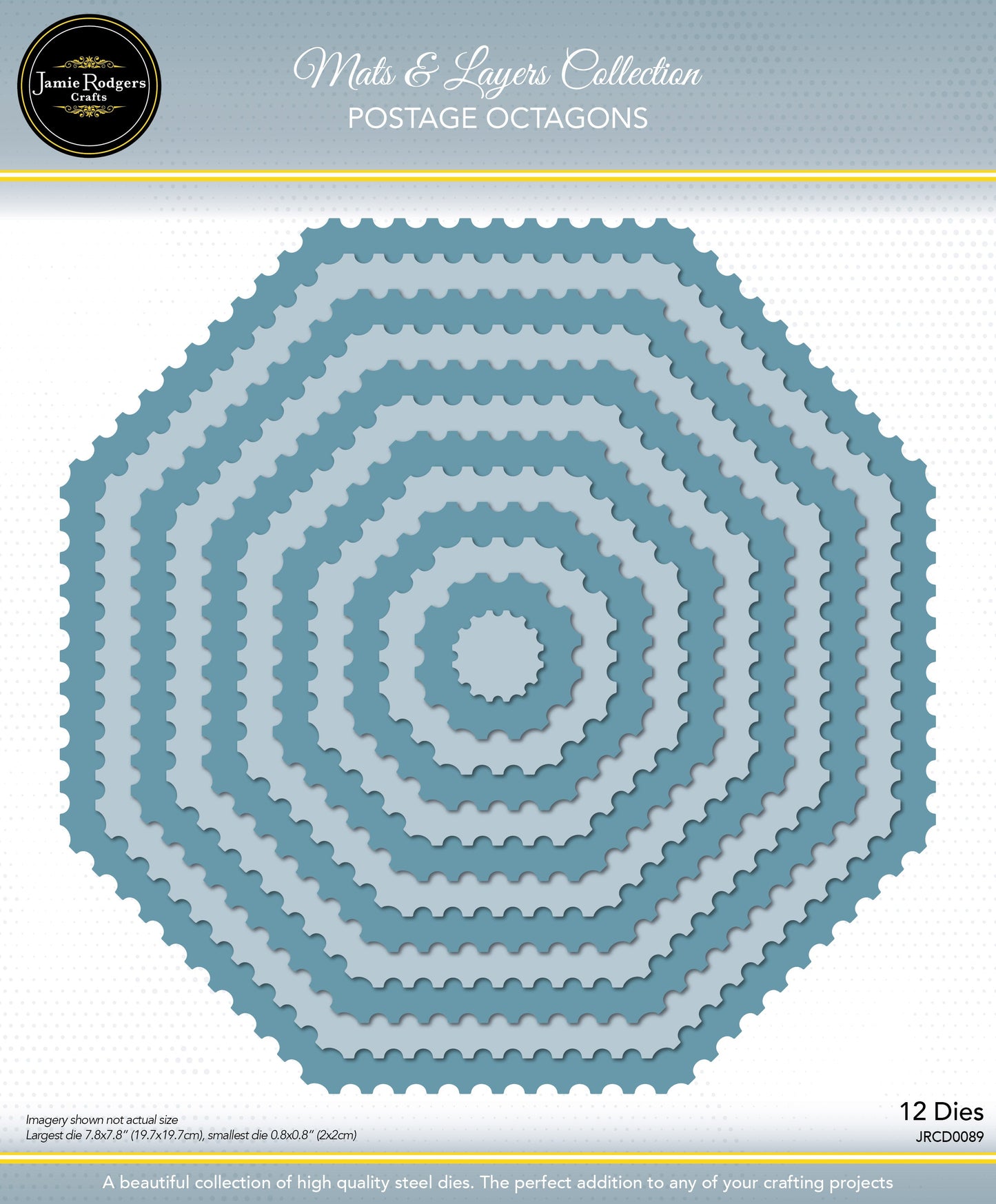 Jamie Rodgers Crafts Postage Octagons Die Set
