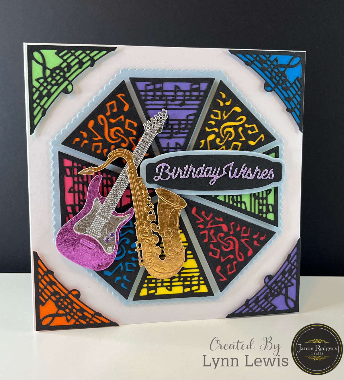 Jamie Rodgers Crafts Scallop Edge and Pierced Octagons Die Set