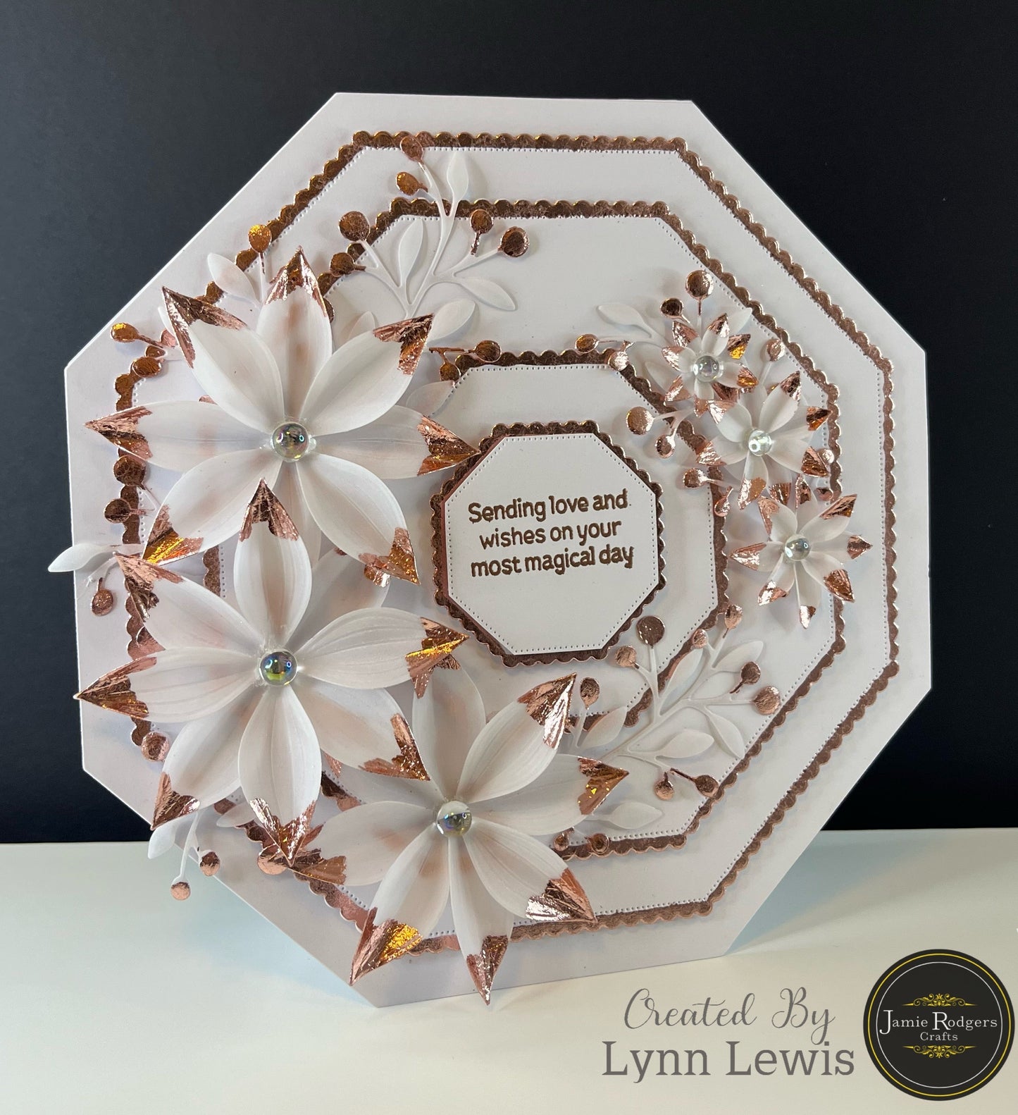 Jamie Rodgers Crafts Scallop Edge and Pierced Octagons Die Set