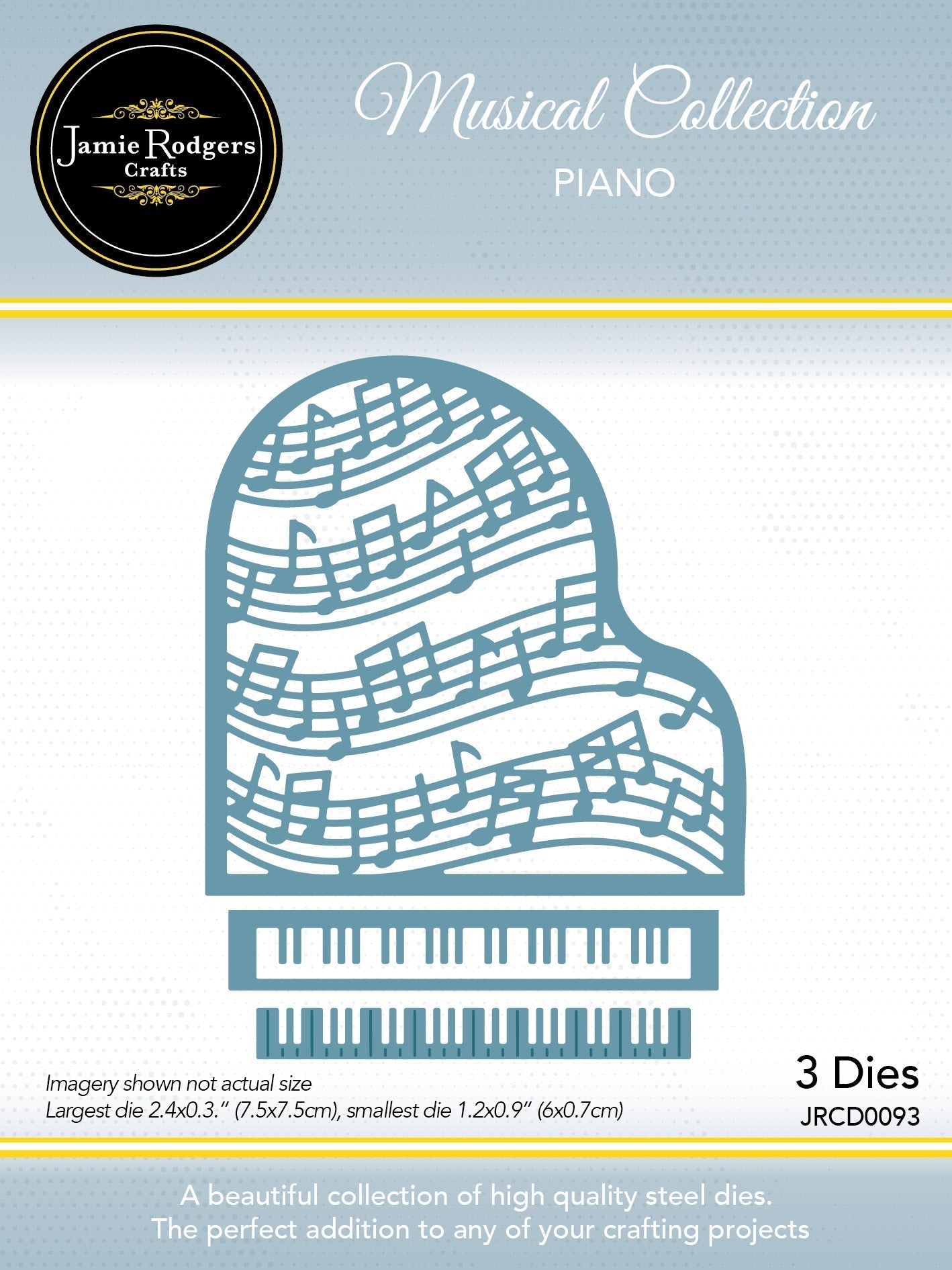 Jamie Rodgers Crafts Piano Die Set