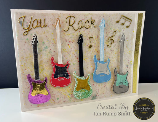 Jamie Rodgers Crafts Guitar Die Set