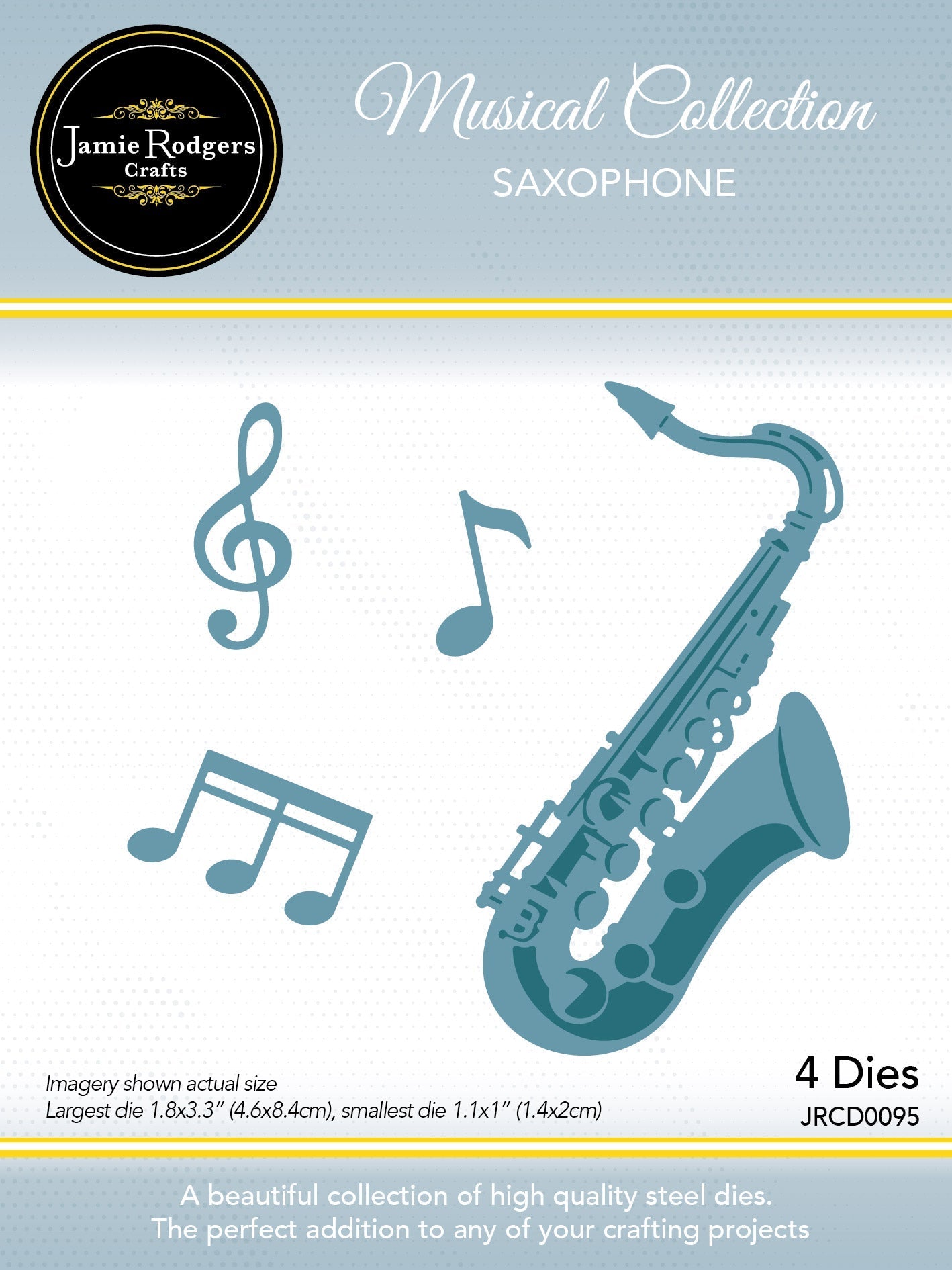 Jamie Rodgers Crafts Saxophone Die Set