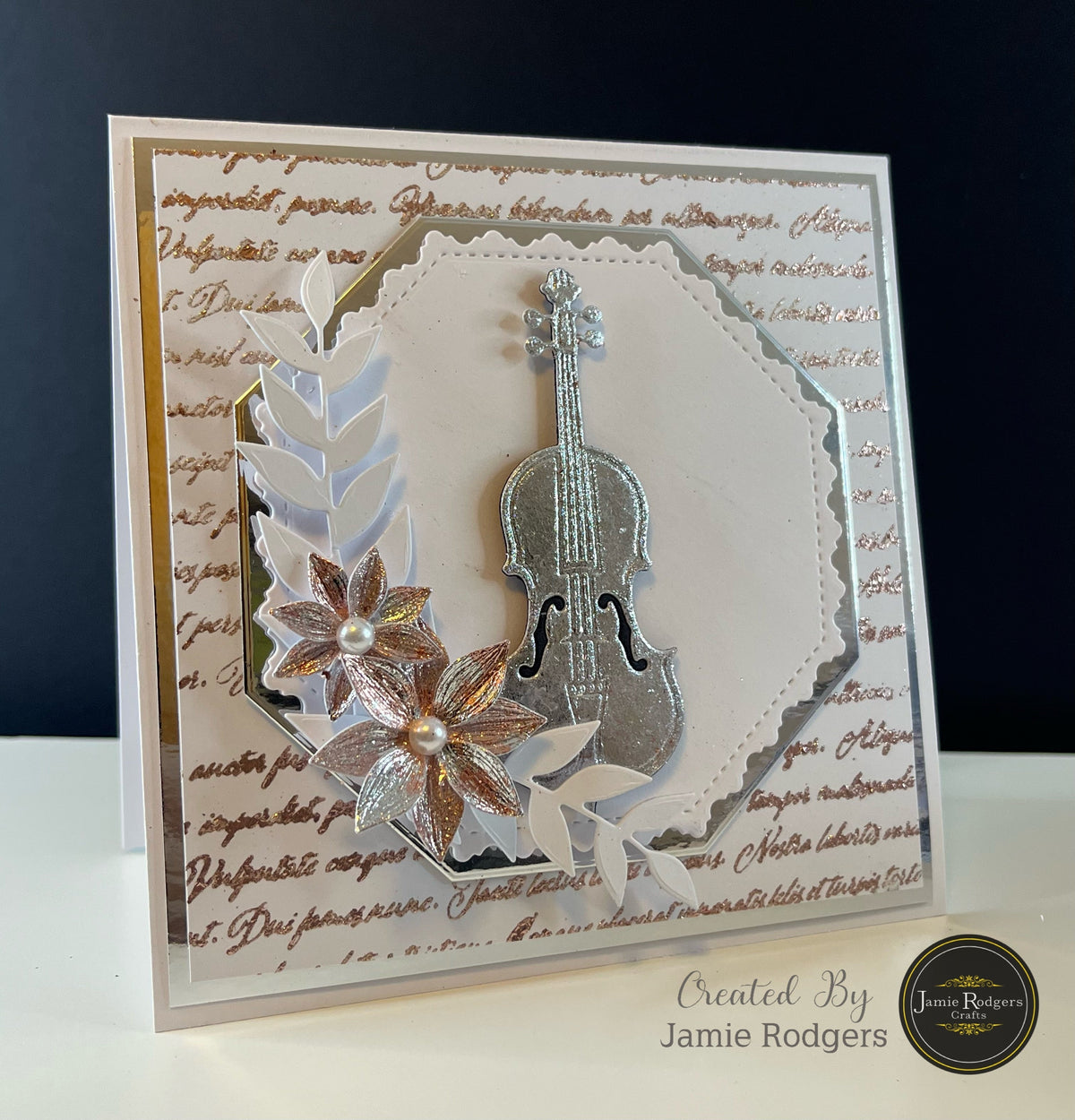 Jamie Rodgers Crafts Violin Die Set