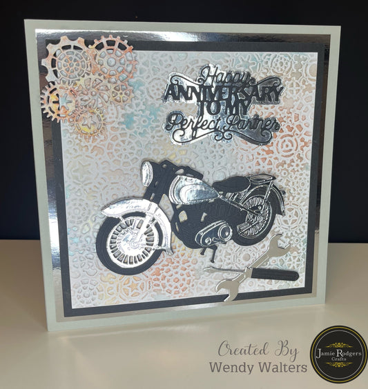 Jamie Rodgers Crafts Happy Anniversary To My Perfect Partner Die Set