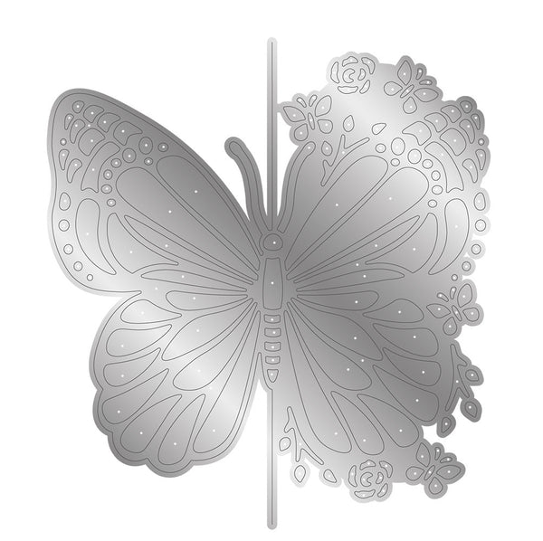 Gemini Everyday Half Create a Card Die - Charming Butterfly