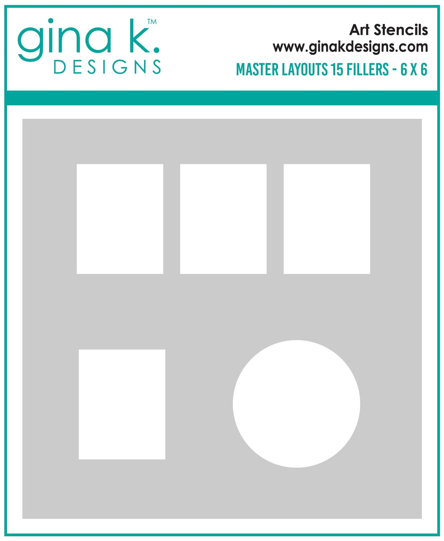 Gina K. Designs Stencil- Master Layouts 15 (Copy)