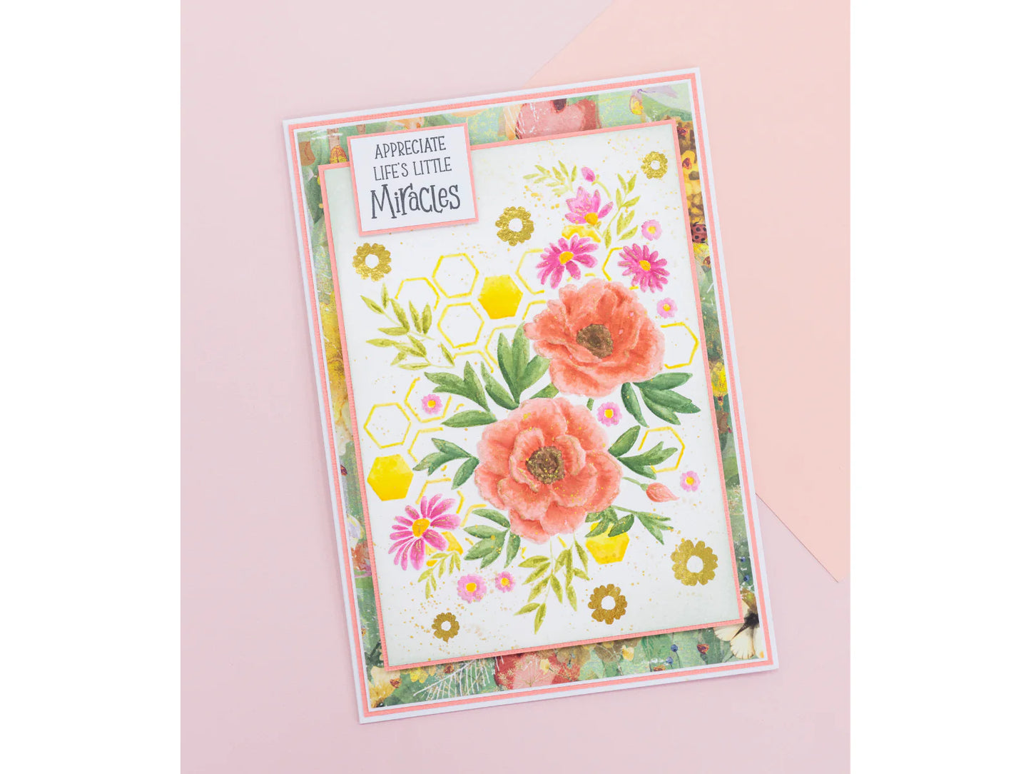 Nature's Garden Flora & Fauna 3D 5"x7" Embossing Folder - Sweet Flora