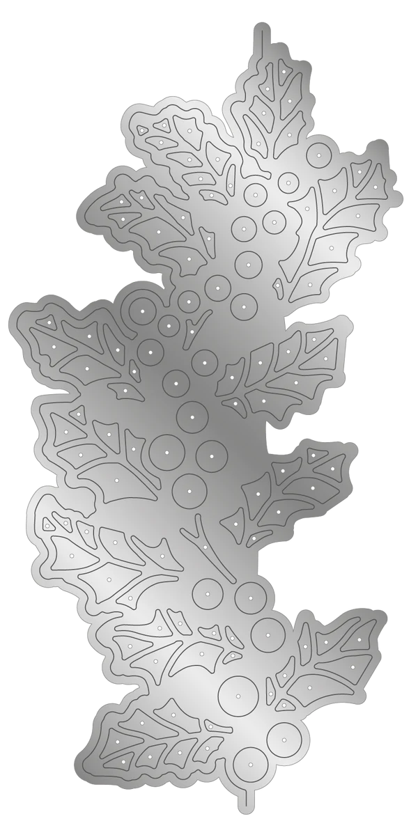 Nature’s Garden - Holly & Ivy - Metal Die - Jolly Holly Edge