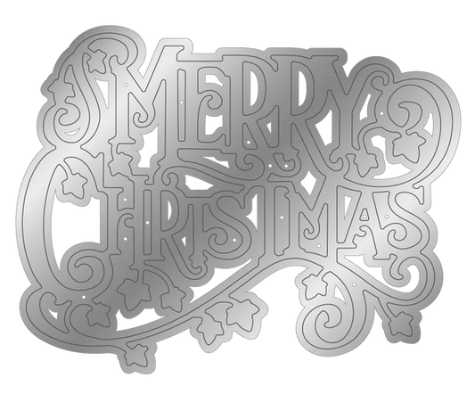 Nature’s Garden - Metal Die - Merry Christmas Greeting