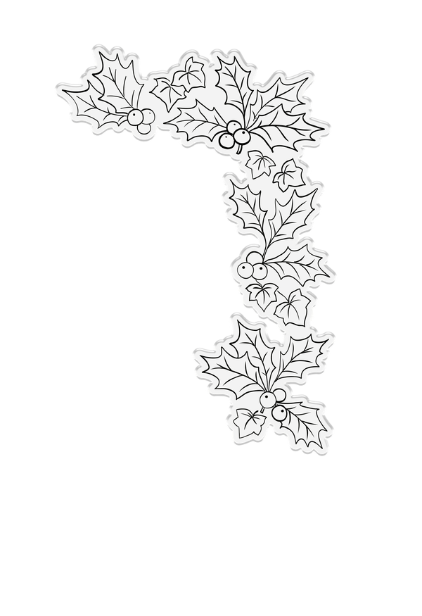 Nature’s Garden - Stamp and Die - The Holly and the Ivy