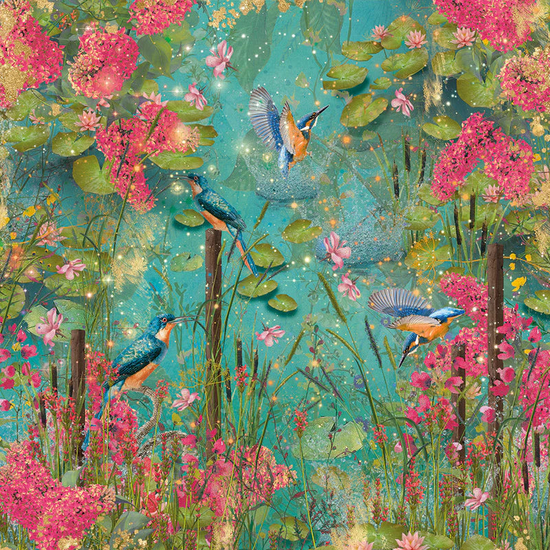 Nature's Garden - Kingfisher Collection - 6" x 6" Paper Pad