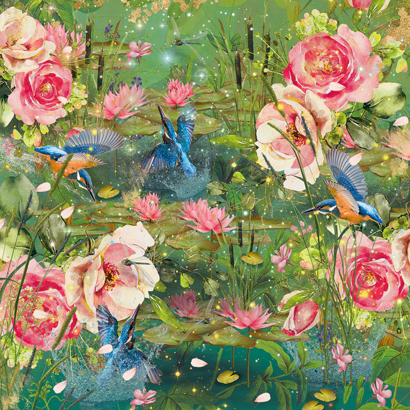 Nature's Garden - Kingfisher Collection - 12" x 12" Paper Pad