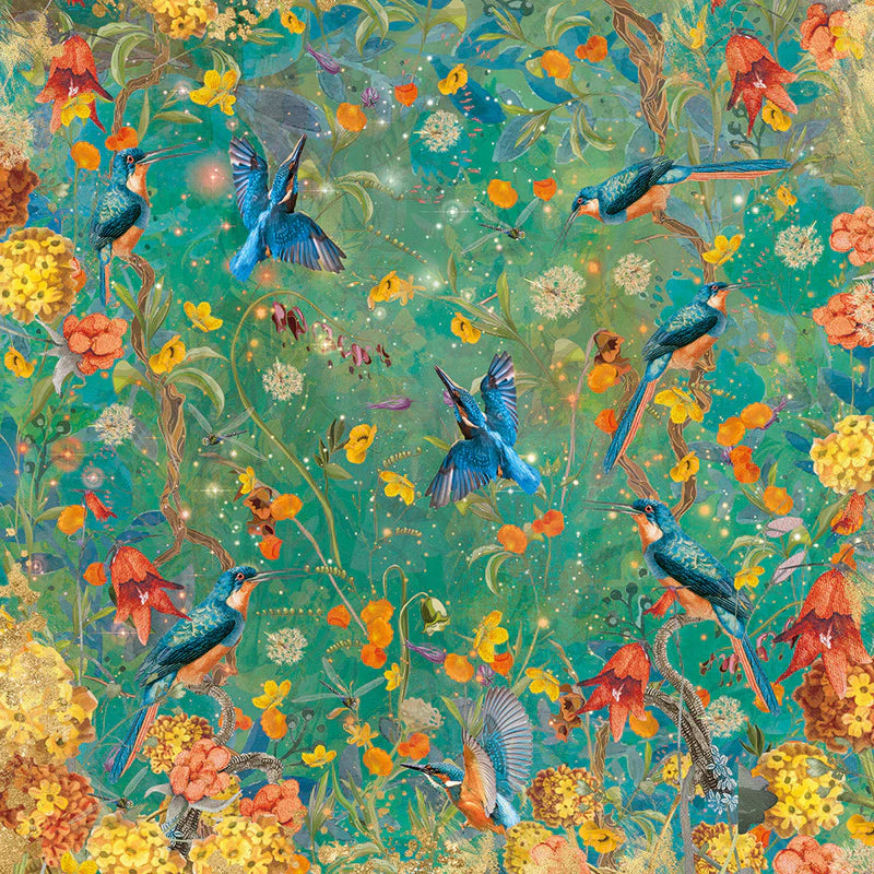 Nature's Garden - Kingfisher Collection - 12" x 12" Paper Pad