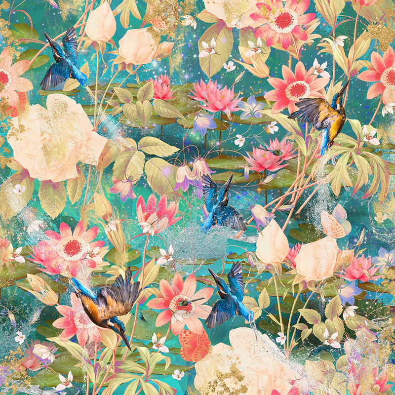 Nature's Garden - Kingfisher Collection - 6" x 6" Paper Pad