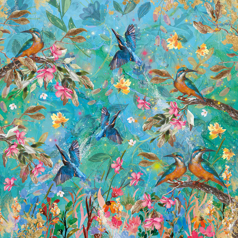 Nature's Garden - Kingfisher Collection - 12" x 12" Paper Pad