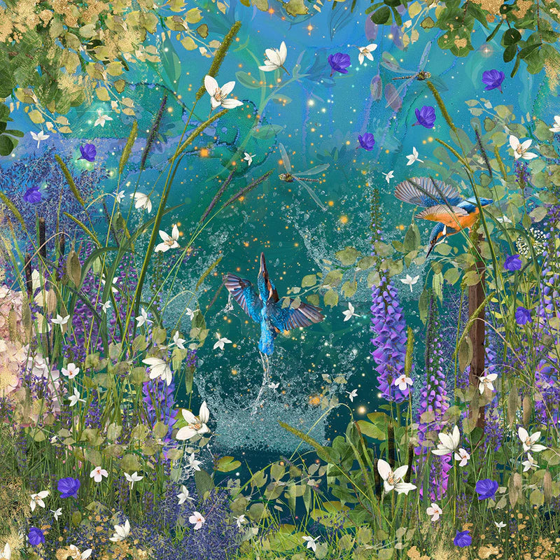 Nature's Garden - Kingfisher Collection - 6" x 6" Paper Pad