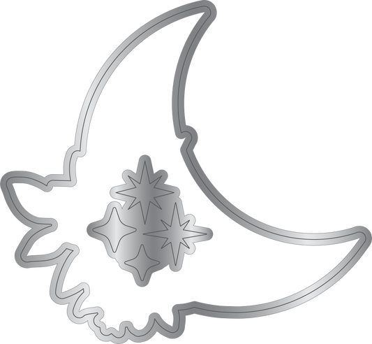 Natures Garden Lunar Blooms Stamp & Die - Moon Bloom