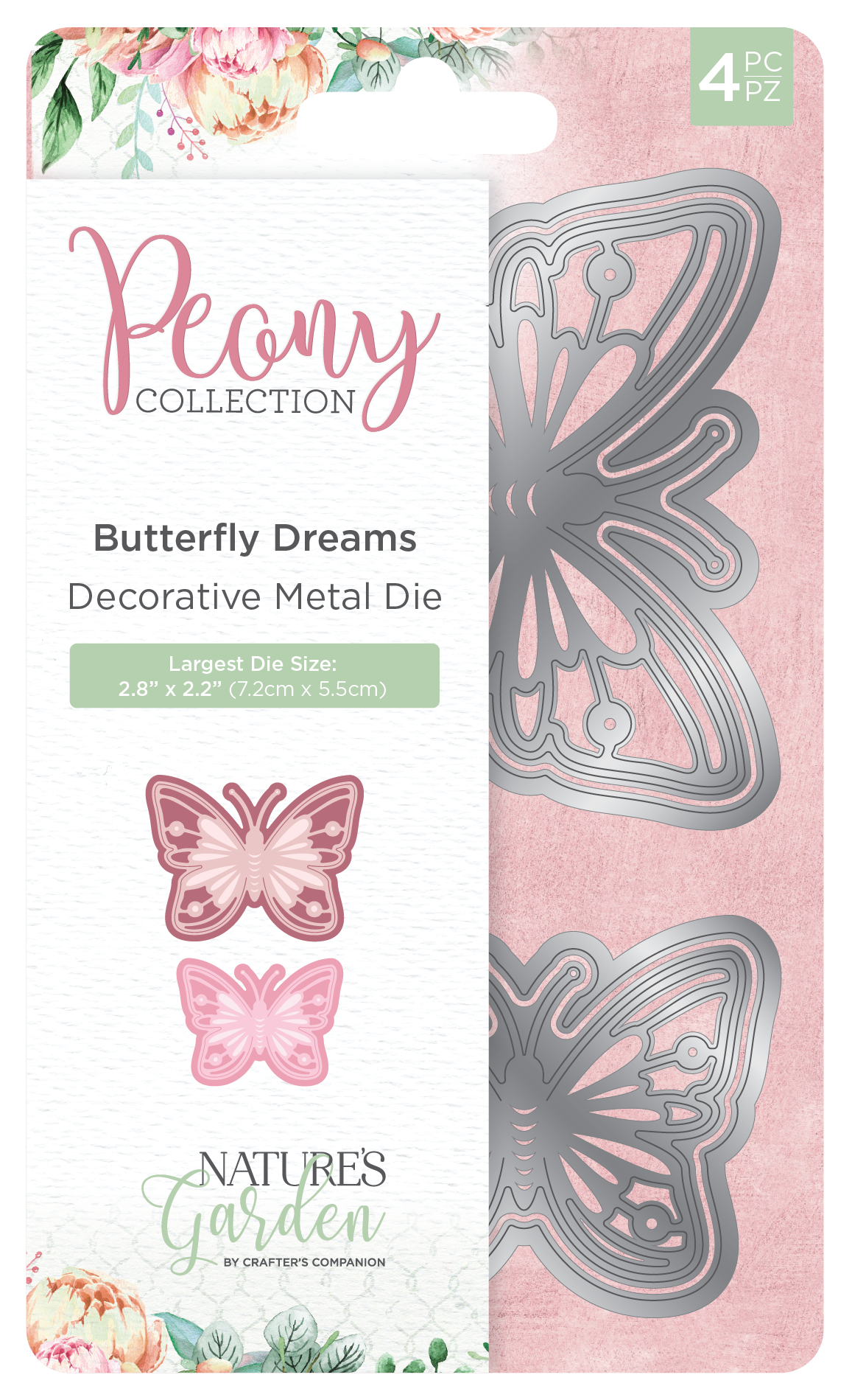 Peony Collection - Metal Die - Butterfly Dreams