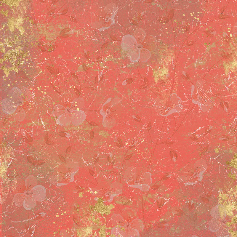 Nature's Garden - Fabulous Fuchsia - 12" x 12" Paper Pad