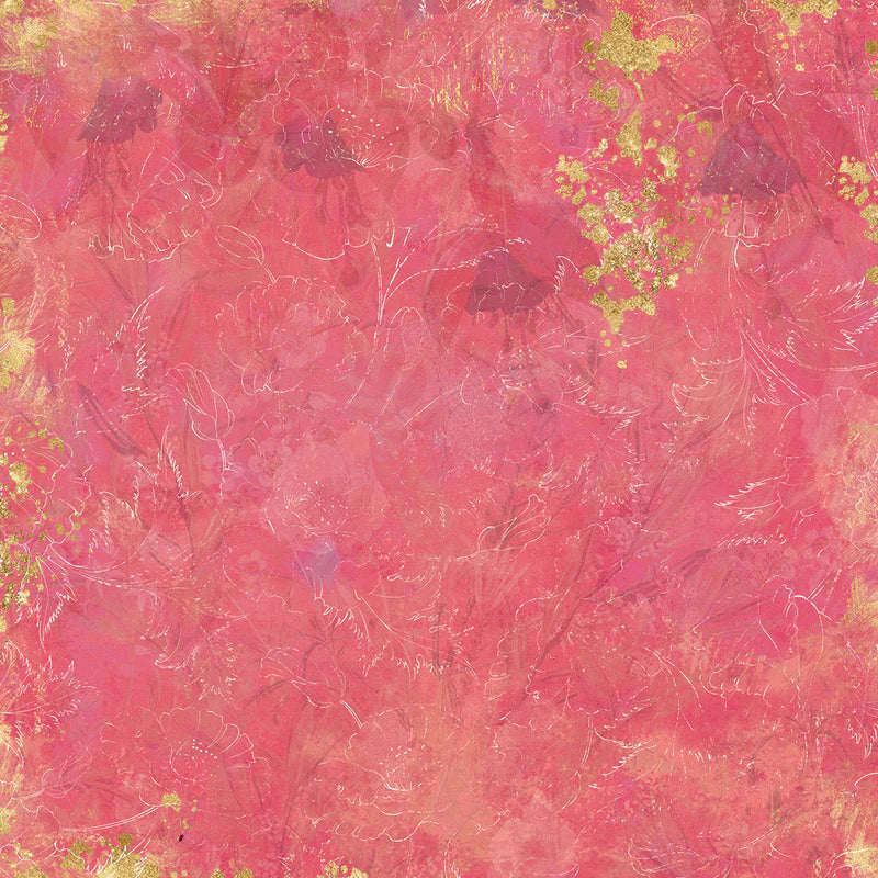 Nature's Garden - Fabulous Fuchsia - 12" x 12" Paper Pad