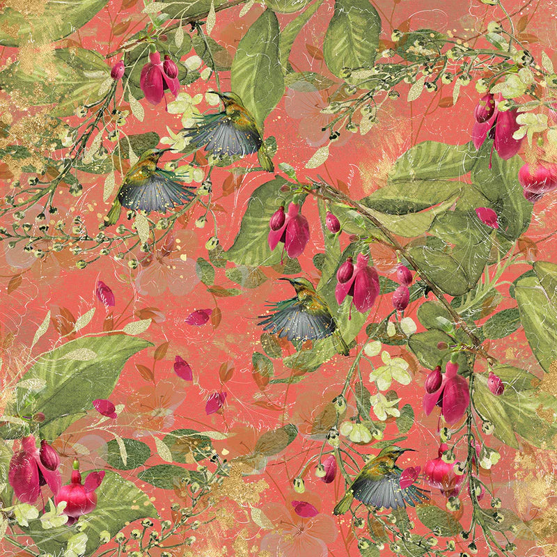 Nature's Garden - Fabulous Fuchsia - 12" x 12" Paper Pad