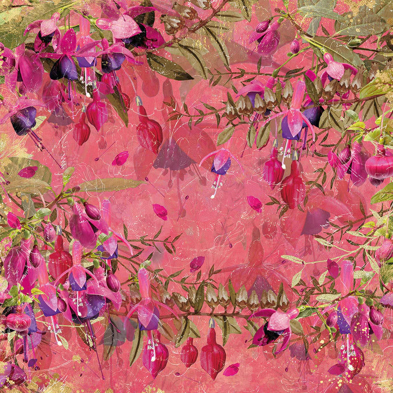 Nature's Garden - Fabulous Fuchsia - 12" x 12" Paper Pad