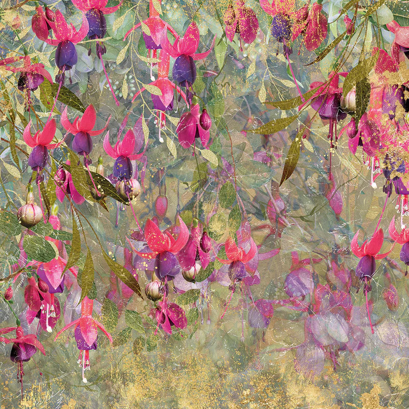 Nature's Garden - Fabulous Fuchsia - 12" x 12" Paper Pad