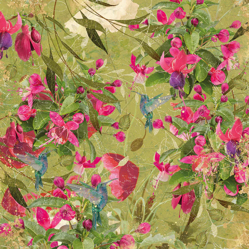 Nature's Garden - Fabulous Fuchsia - 6" x 6” Paper Pad