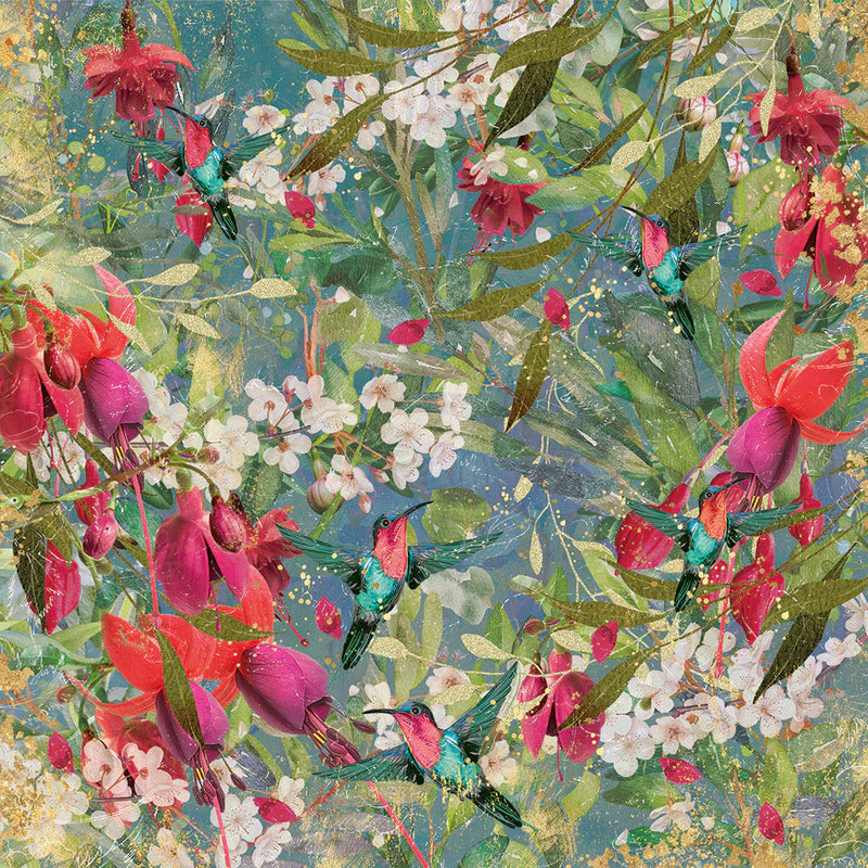 Nature's Garden - Fabulous Fuchsia - 6" x 6” Paper Pad