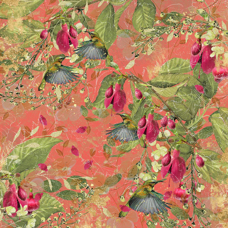 Nature's Garden - Fabulous Fuchsia - 6" x 6” Paper Pad