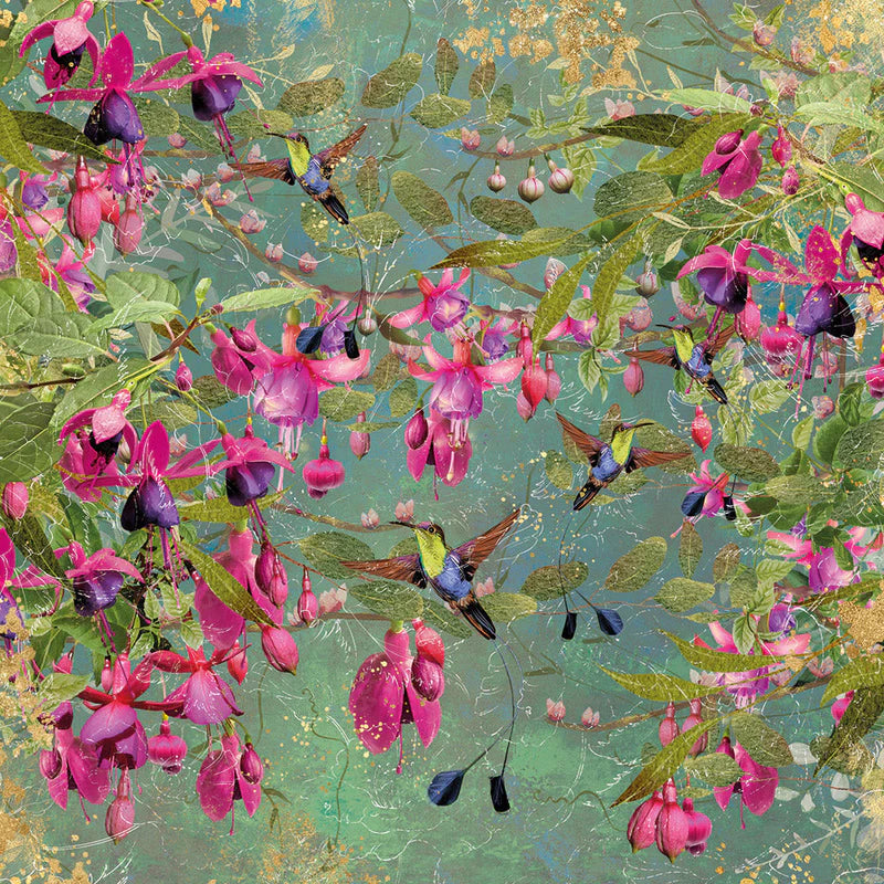Nature's Garden - Fabulous Fuchsia - 6" x 6” Paper Pad