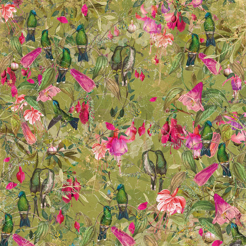 Nature's Garden - Fabulous Fuchsia - 6" x 6” Paper Pad