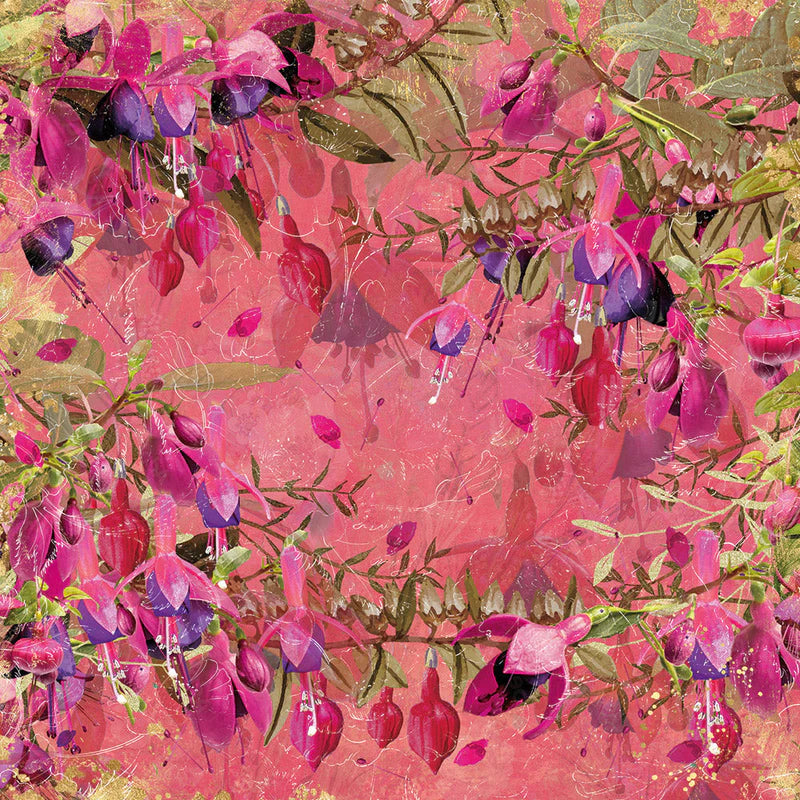 Nature's Garden - Fabulous Fuchsia - 6" x 6” Paper Pad