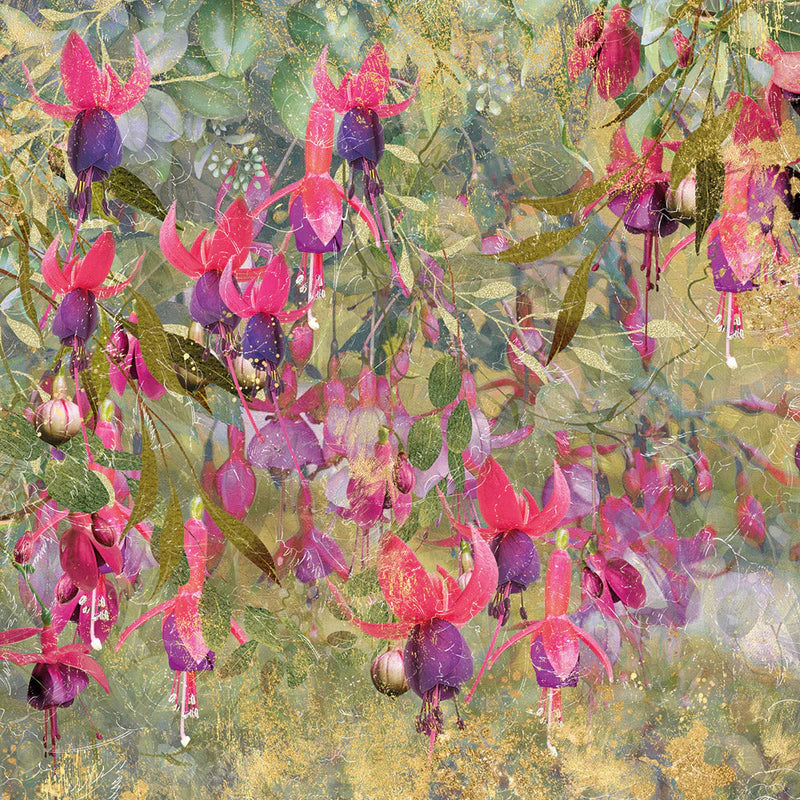 Nature's Garden - Fabulous Fuchsia - 6" x 6” Paper Pad