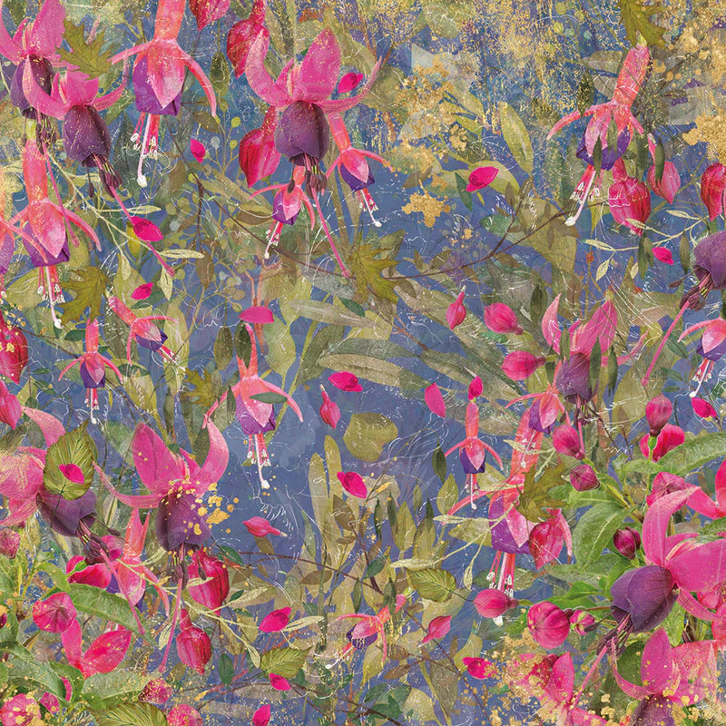 Nature's Garden - Fabulous Fuchsia - 6" x 6” Paper Pad
