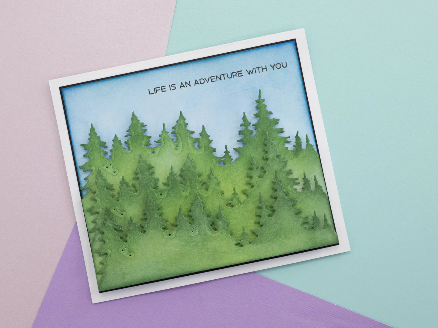 Crafters Companion Stamp and Die - Life is an Adventure