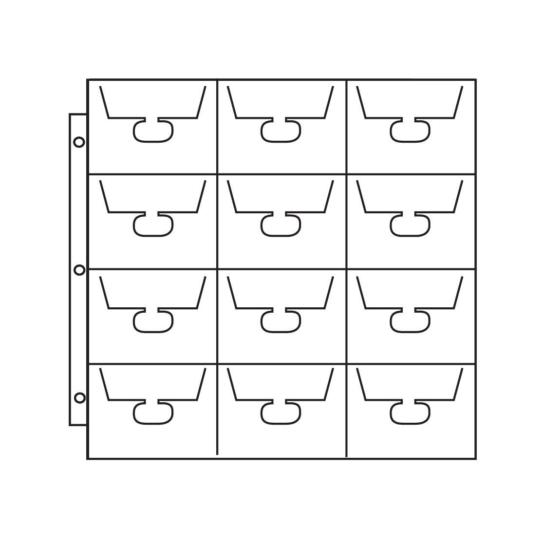 Totally Tiffany - Embellishment Storage Page - 3pk
