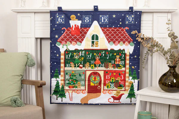 Threaders Gingerbread House Advent Calendar Panel Kit