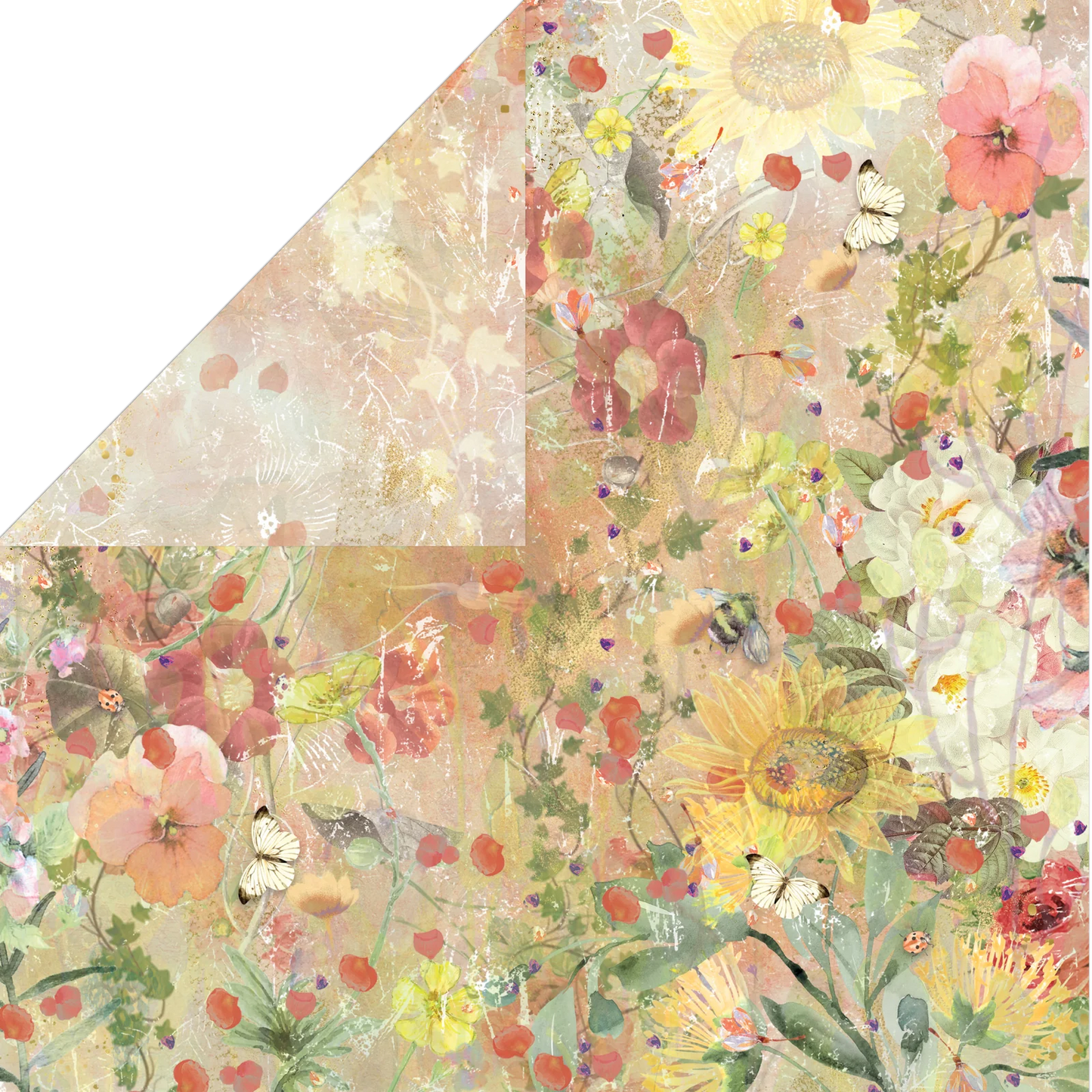 Nature's Garden Flora & Fauna - 12"x12" Paper Pad